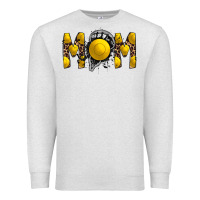 Oatmeal Heather mom lacrosse Premium Sweatshirt - RacoonDesign