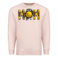 Pale Pink mom lacrosse Premium Sweatshirt - RacoonDesign