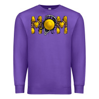 Purple mom lacrosse Premium Sweatshirt - RacoonDesign