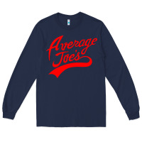 Navy average joe's gym 1 Long Sleeve Tee - lanVoArt