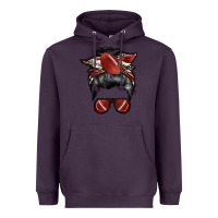 Plum football mom Heavyweight Hoodie - RacoonDesign
