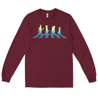 Burgundy wizard of oz abbey brick road Long Sleeve Tee - lanVoArt