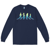 Navy wizard of oz abbey brick road Long Sleeve Tee - lanVoArt