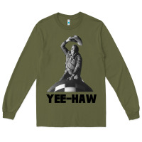 Army Green dr. strangelove   major kong Long Sleeve Tee - lanVoArt