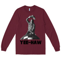 Burgundy dr. strangelove   major kong Long Sleeve Tee - lanVoArt