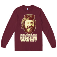 Burgundy oddball from kellys heroes – negative waves movie quote original de Long Sleeve Tee - lanVoArt