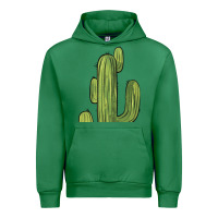 Emerald cactus Urban Hoodie - BarkalooDesign