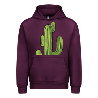 Mauve Wine cactus Urban Hoodie - BarkalooDesign