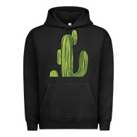 Pigment Black cactus Urban Hoodie - BarkalooDesign