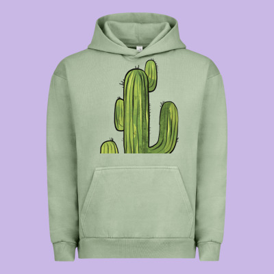 Cactus Urban Hoodie Designed By Barkaloodesign