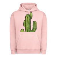 Pigment Salmon cactus Urban Hoodie - BarkalooDesign
