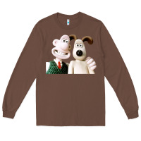 Chestnut the man with his dog taking selfie w.a.l.l.a.c.e Long Sleeve Tee - lanVoArt