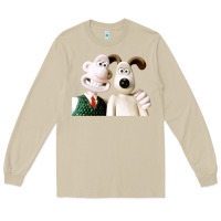 Mushroom the man with his dog taking selfie w.a.l.l.a.c.e Long Sleeve Tee - lanVoArt