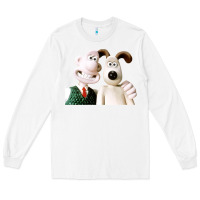 White the man with his dog taking selfie w.a.l.l.a.c.e Long Sleeve Tee - lanVoArt