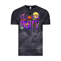 Cloud Black Halloween party Vintage Tee - NancyCooperArtShop