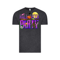 Vintage Black Halloween party Vintage Tee - NancyCooperArtShop