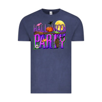 Vintage Denim Halloween party Vintage Tee - NancyCooperArtShop