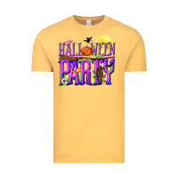 Vintage Mustard Halloween party Vintage Tee - NancyCooperArtShop