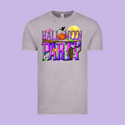 Halloween Party Vintage Tee Designed By Nancycooperartshop