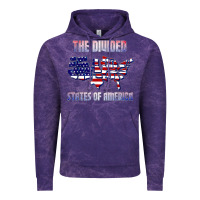 Cloud Purple the divided states of america political humor usa map t shirt Vintage Hoodie - lanVoArt