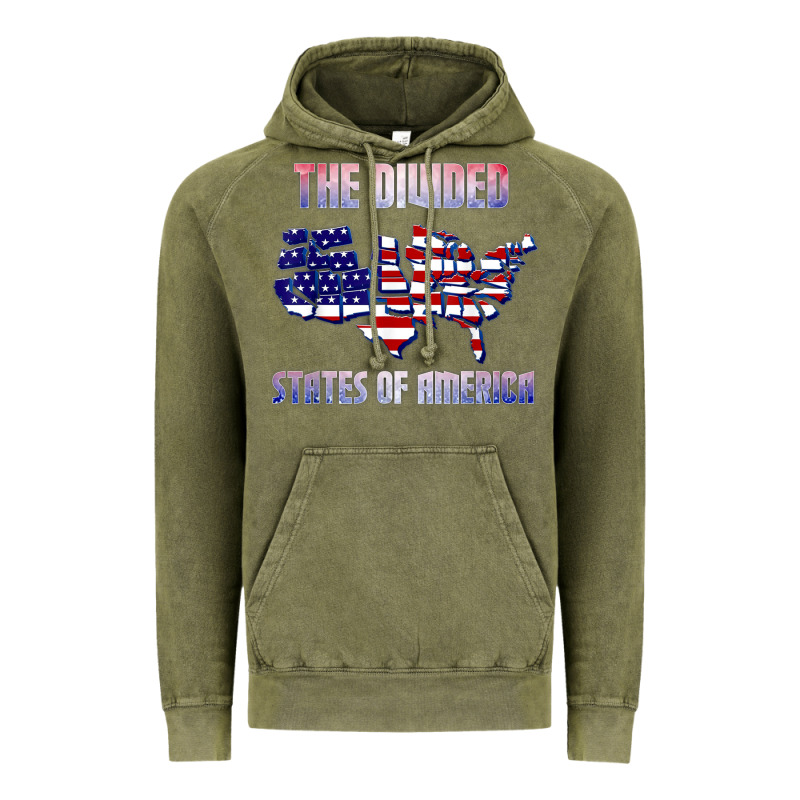 The Divided States Of America Political Humor Usa Map T Shirt Vintage Hoodie by lanVoArt | Teevron