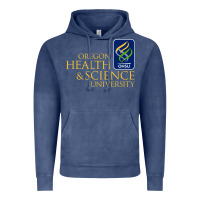 Vintage Denim oregon health & science university (ohsu) Vintage Hoodie - lanVoArt