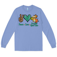 Colony Blue peace love pumpkin spice latte Long Sleeve Tee - Jasminsmagicworld