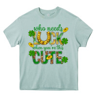 Arona Who Needs Luck When You're This Cute St. Patricks Heavy Core Tee - BundleAndBundleShop