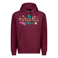 Burgundy baseball sister Premium Hoodie - BundleAndBundleShop