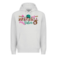 Dove Grey baseball sister Premium Hoodie - BundleAndBundleShop