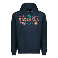 Navy baseball sister Premium Hoodie - BundleAndBundleShop
