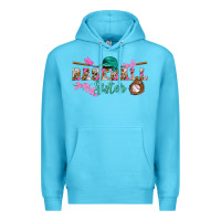 Ocean Blue baseball sister Premium Hoodie - BundleAndBundleShop