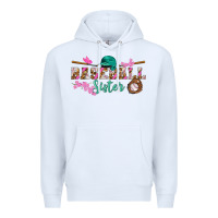White baseball sister Premium Hoodie - BundleAndBundleShop