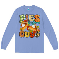 Colony Blue pies before guys Long Sleeve Tee - CowGirlArtShop