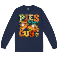 Navy pies before guys Long Sleeve Tee - CowGirlArtShop