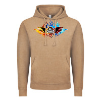 Vintage Coffee se bikes bmx bicycle on fire sport blue red Vintage Hoodie - lanVoArt