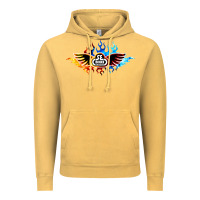 Vintage Mustard se bikes bmx bicycle on fire sport blue red Vintage Hoodie - lanVoArt