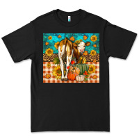 Black Western Fall Heifer Premium Tee - LillyAllenDesigns