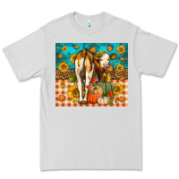 Dove Grey Western Fall Heifer Premium Tee - LillyAllenDesigns