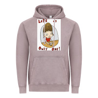 Vintage Zinc life is only one Vintage Hoodie - lanVoArt