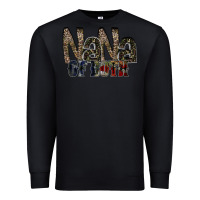 Black nana of both Premium Sweatshirt - RacoonDesign