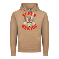 Vintage Coffee coyote super genius  1 Vintage Hoodie - lanVoArt