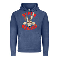Vintage Denim coyote super genius  1 Vintage Hoodie - lanVoArt