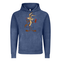 Vintage Denim danger coyote's hole Vintage Hoodie - lanVoArt