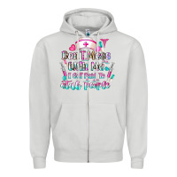 Dove Grey Don't Mess With Me I Get Paid To Stab People Zipper Hoodie - CowhideDigitalArt