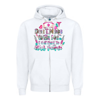 White Don't Mess With Me I Get Paid To Stab People Zipper Hoodie - CowhideDigitalArt