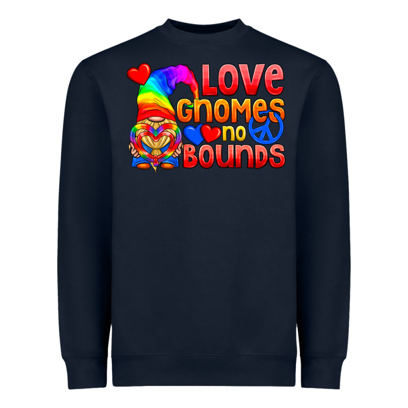 Love Gnomes No Bounds Heavyweight Sweatshirt by BundleAndBundleShop | Teevron