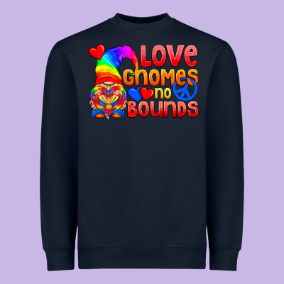 Love Gnomes No Bounds Heavyweight Sweatshirt Designed By Bundleandbundleshop