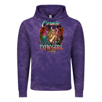 Cloud Purple Cosmic Cowgirl Vintage Hoodie - HowdyJamesFarm