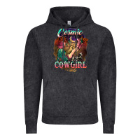Vintage Black Cosmic Cowgirl Vintage Hoodie - HowdyJamesFarm